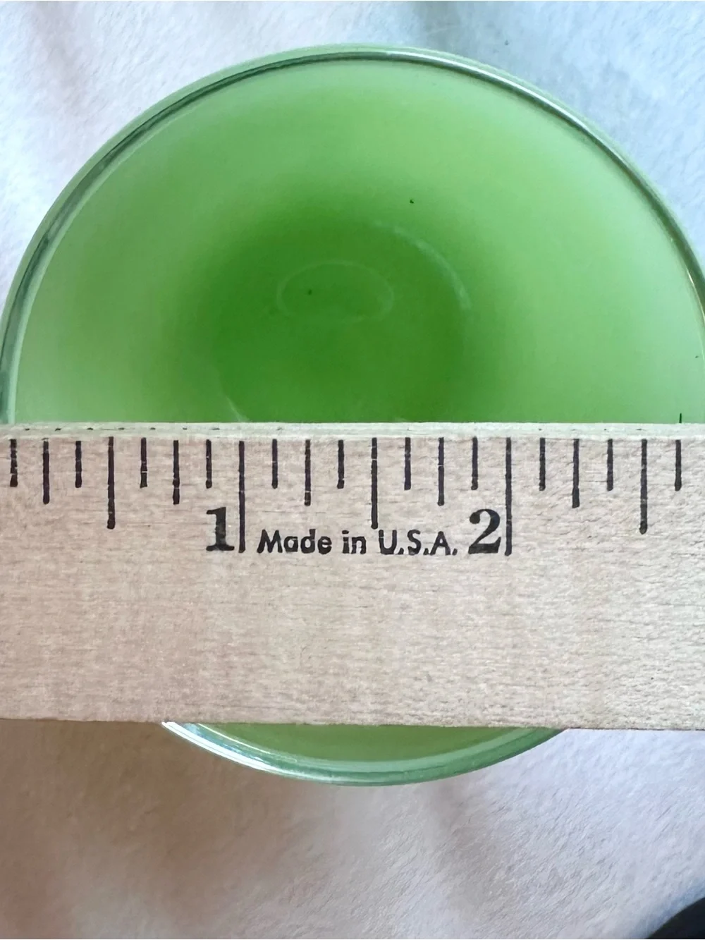 Glassybaby Pre-Triskelion GRATITUDE Lime Green Art Glass Votive Holder 2 Candles
